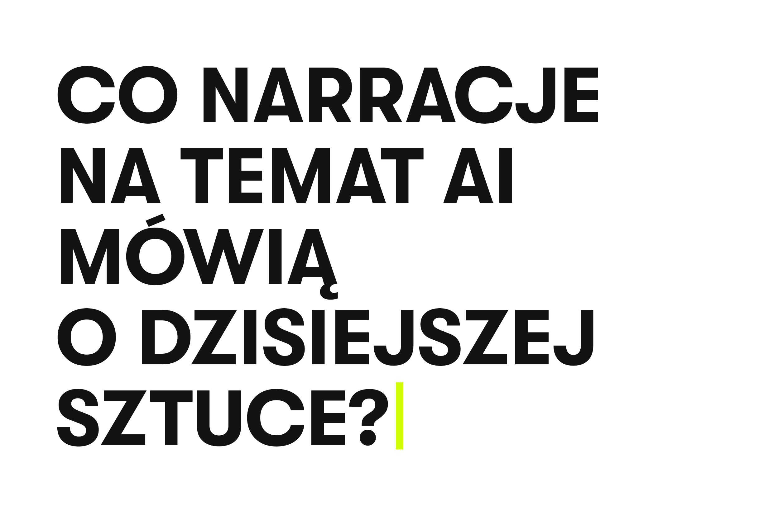 Łukasz Białkowski: Co narracje na temat AI mówią o dzisiejszej sztuce?