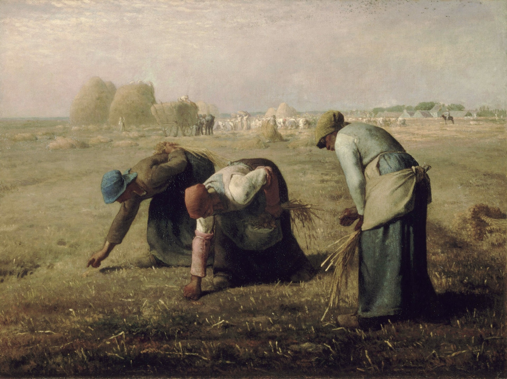 Ilustracja: Jean-François Millet, Des glaneuses, 1857